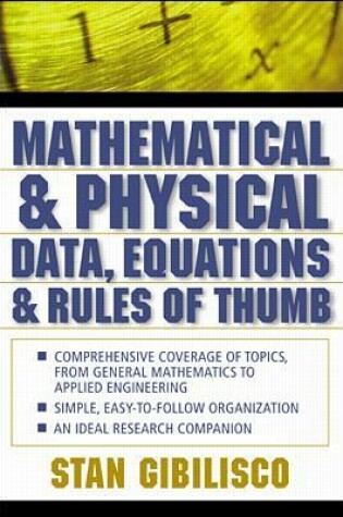 Cover of Mathematical and Physical Data, Equations, and Rules of Thumb