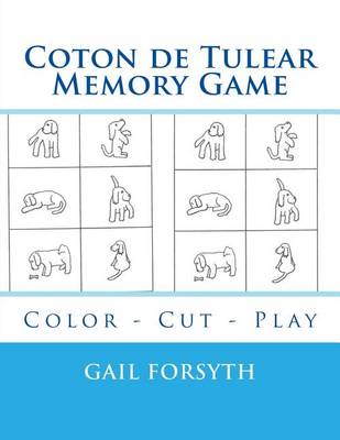 Book cover for Coton de Tulear Memory Game