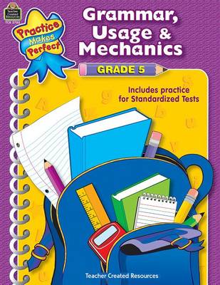 Book cover for Grammar, Usage & Mechanics Grade 5
