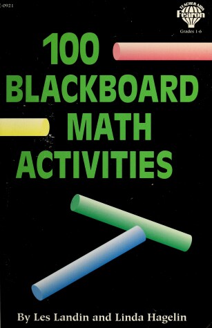 Book cover for 100 Blackboard Math Activities