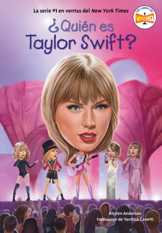 Book cover for ¿Quién es Taylor Swift? (Who Is Taylor Swift? Spanish Edition)