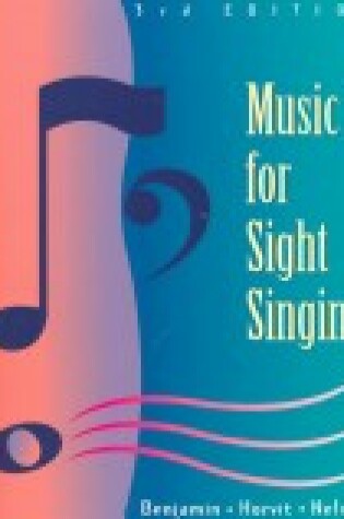 Cover of Music for Sight Singing