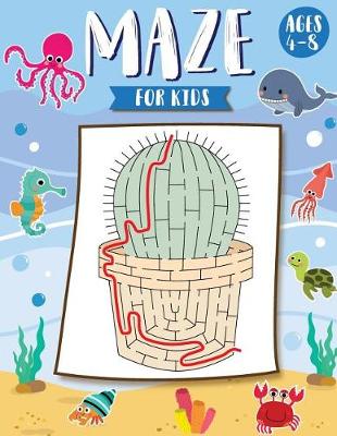 Book cover for Mazes for Kids Ages 4-8