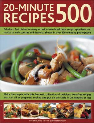 Book cover for 20-minute Recipes 500