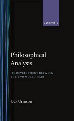 Cover of Philosophical Analysis