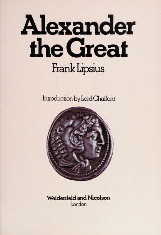 Book cover for Alexander the Great