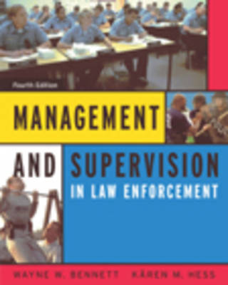 Book cover for Management and Supervision in Law Enforcement