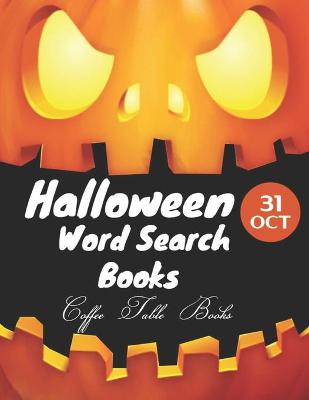 Book cover for Halloween Word Search Books