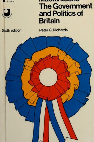 Cover of Government and Politics of Britain