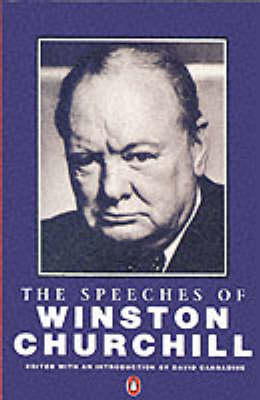 Book cover for Speeches of Winston Churchill