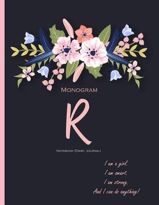 Book cover for Monogram 'R' Notebook (Diary, Journal)