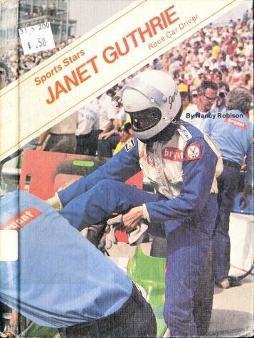 Book cover for Janet Guthrie, Race Car Driver