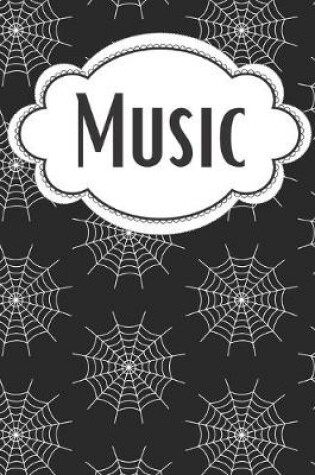 Cover of Spiderweb Sheet Music Songwriting Notebook