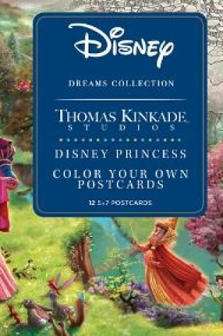 Cover of Disney Dreams Collection Thomas Kinkade Studios Disney Princess Color Your Own P
