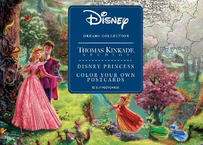 Book cover for Disney Dreams Collection Thomas Kinkade Studios Disney Princess Color Your Own P