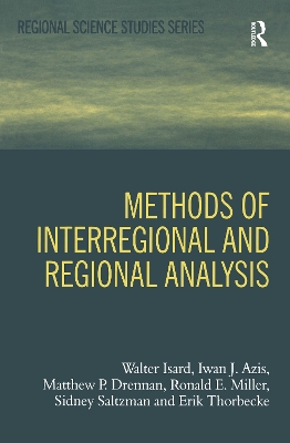 Book cover for Methods of Interregional and Regional Analysis