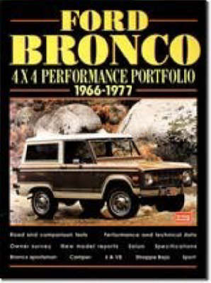 Cover of Ford Bronco 4x4 Performance Portfolio, 1966-77