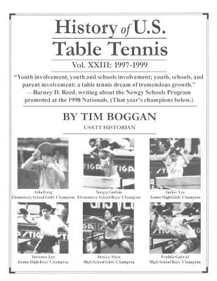 Book cover for History of U.S. Table Tennis, Volume 23