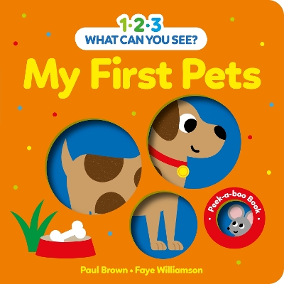 Book cover for 1-2-3 What Can You See? My First Pets