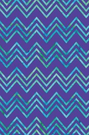 Cover of Journal Notebook Chevrons - Purple