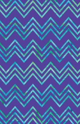 Book cover for Journal Notebook Chevrons - Purple