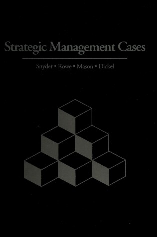 Cover of Strategic Management Cases