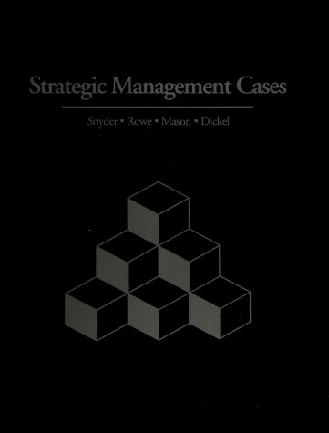 Book cover for Strategic Management Cases