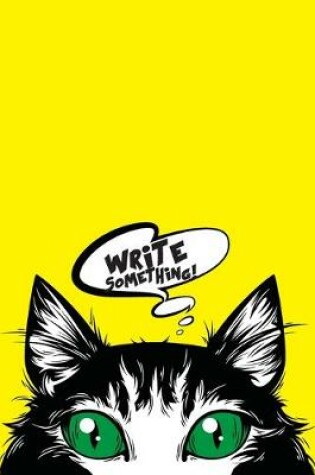 Cover of Black Cat Journal for Kids Yellow Composition Book Cat Collection