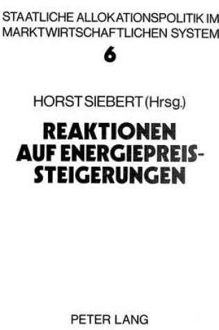 Cover of Reaktionen Auf Energiepreissteigerungen