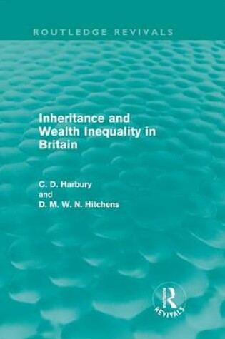 Cover of Inheritance and Wealth Inequality in Britain