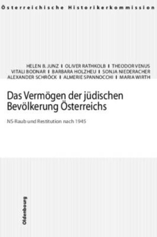 Cover of Das Vermogen Der Judischen Bevolkerung Osterreichs