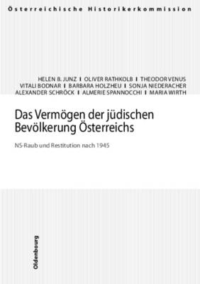 Cover of Das Vermogen Der Judischen Bevolkerung Osterreichs