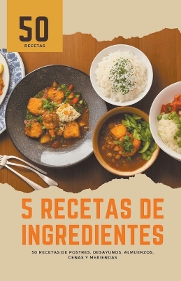 Book cover for 5 recetas de ingredientes