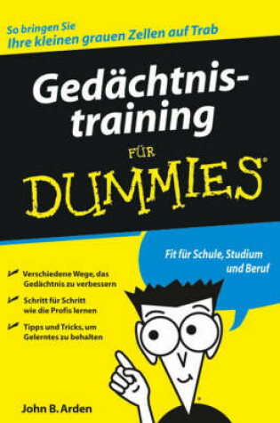 Cover of Gedachtnistraining Fur Dummies