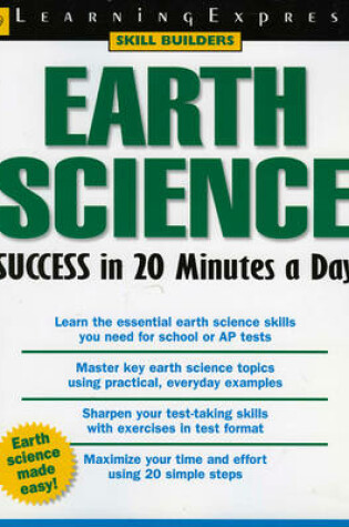 Cover of Earth Science Success in 20 Minutes a Day