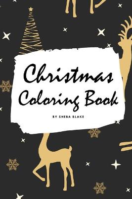 Book cover for Christmas Coloring Book for Adults (Small Softcover Adult Coloring Book)