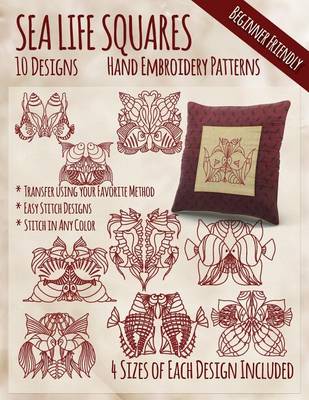 Cover of Sea Life Hand Embroidery Patterns