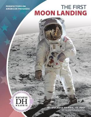 Book cover for The First Moon Landing