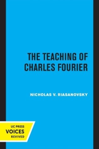 Cover of The Teaching of Charles Fourier