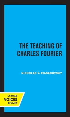 Book cover for The Teaching of Charles Fourier