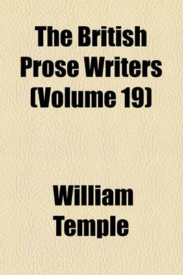 Book cover for The British Prose Writers (Volume 19)