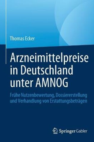 Cover of Arzneimittelpreise in Deutschland unter AMNOG