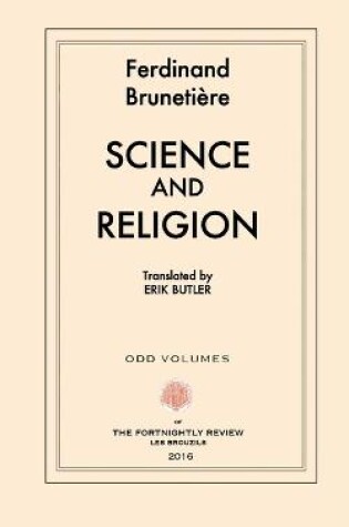 Cover of Science and Religion