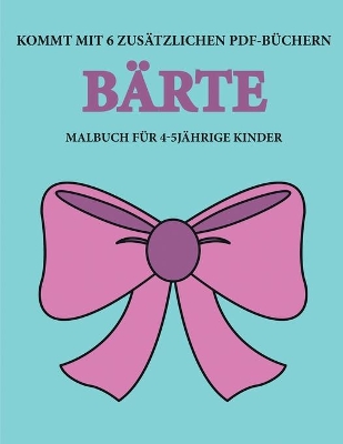 Book cover for Malbuch für 4-5 jährige Kinder (Bärte)