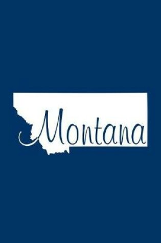 Cover of Montana - Navy Blue Lined Notebook with Margins