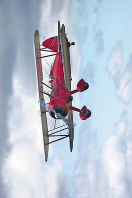 Book cover for Red 1943 N2s-3 Stearman Navy Trainer Plane Journal