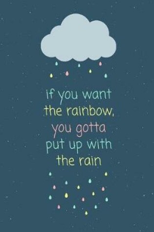 Cover of If you want the rainbow you gotta put up with the rain