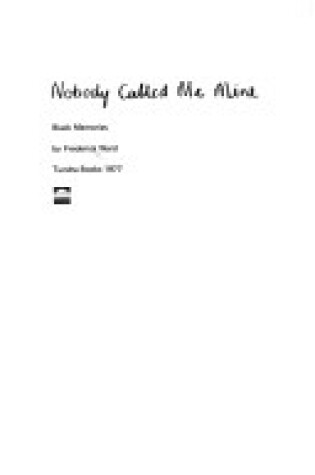 Cover of Nobody Called
