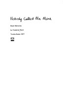Book cover for Nobody Called