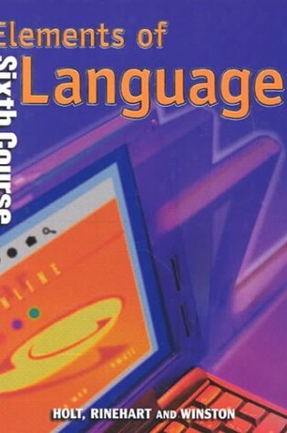 Cover of Holt Elements of Language